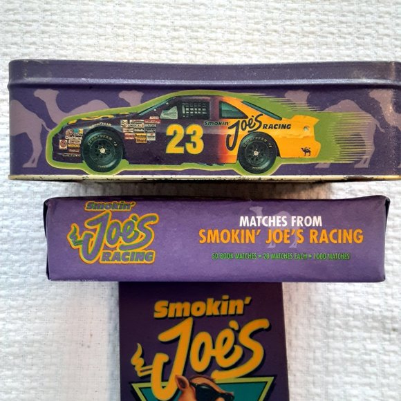 Camel Cigarettes, Smokin' Joe's Racing 1994 Collectors Matchbook Tin Container - Picture 7 of 12